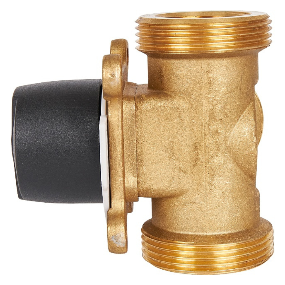 Трехходовой смесительный клапан 1" ВР - 1 1/2" НР, KVs 8 / Stout фото на multiBOX