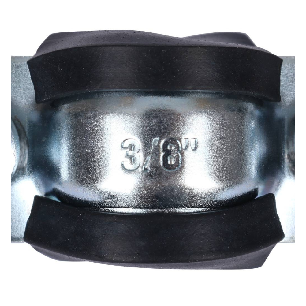 Одновинтовой хомут для труб 3/8" (15-18) с гайкой М8  / Stout фото на multiBOX