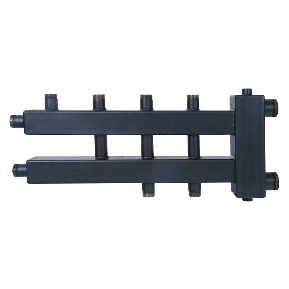 Коллектор  с гидроразделителем на 2+1+1 контура / Rommer фото на multiBOX