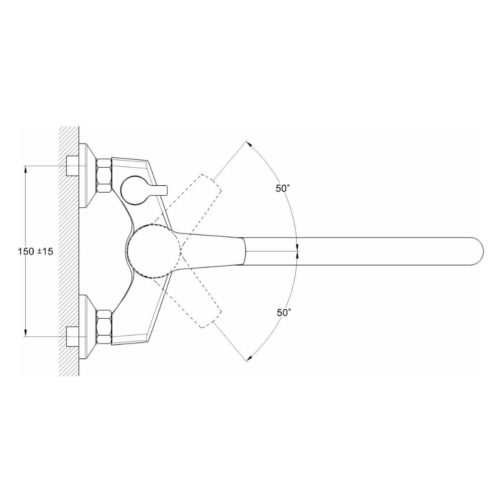 Смеситель для ванны D40-A, серия 630 (EC0634) / Econoce фото на multiBOX