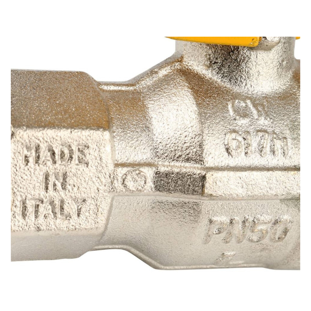 Кран шаровый для газа BERLIN 073, 1/2" НР-ВР полнопроходной, ручка бабочка / Itap фото на multiBOX