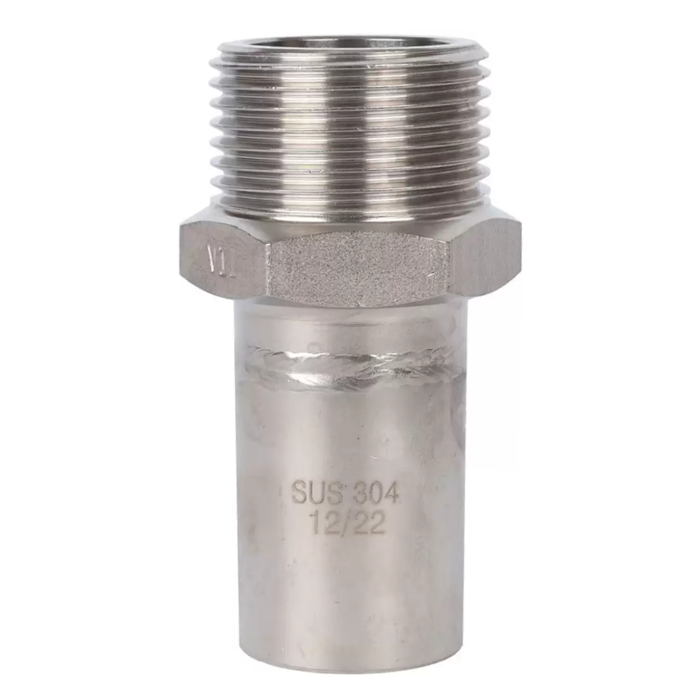 Вставка переходная НПр-НР 28х1" из нерж. стали прессовой / Rommer фото на multiBOX