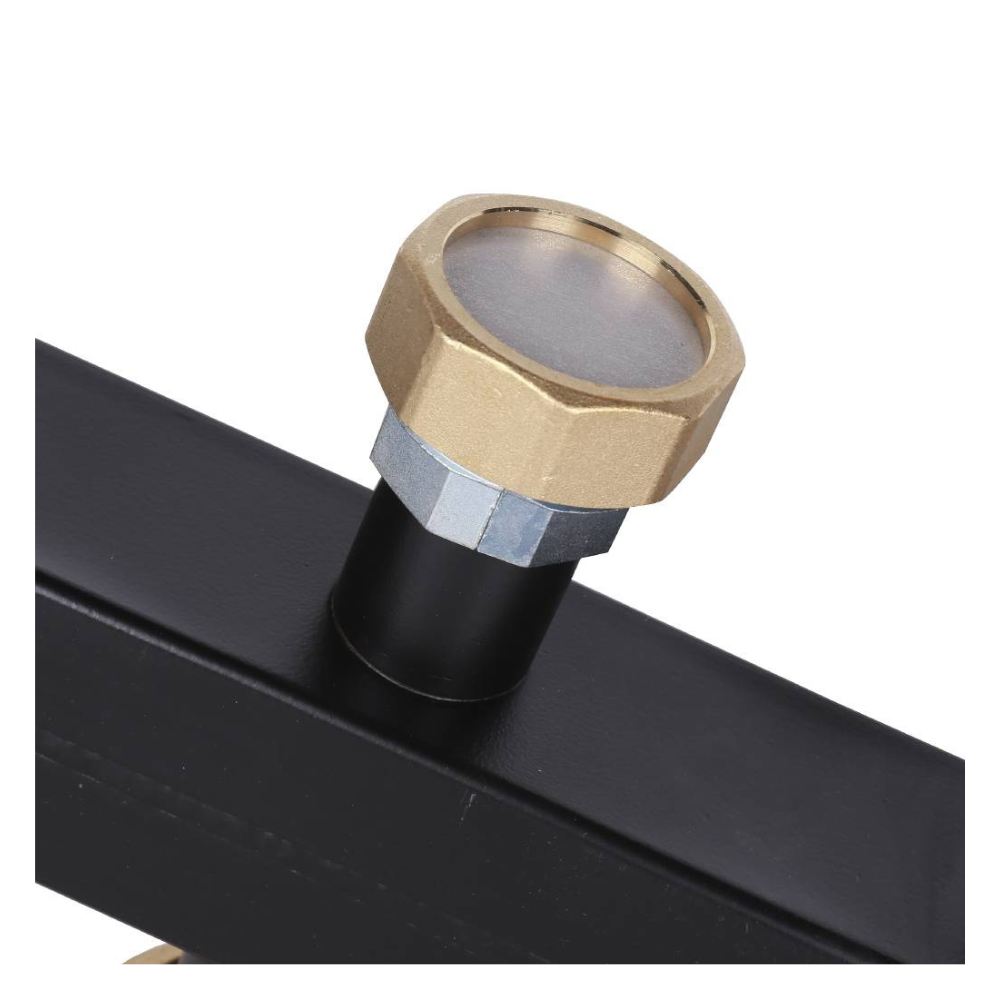 Распределительный коллектор до 7 отопит. контуров, нерж. сталь, компл. кронштейнов / Meibes фото на multiBOX