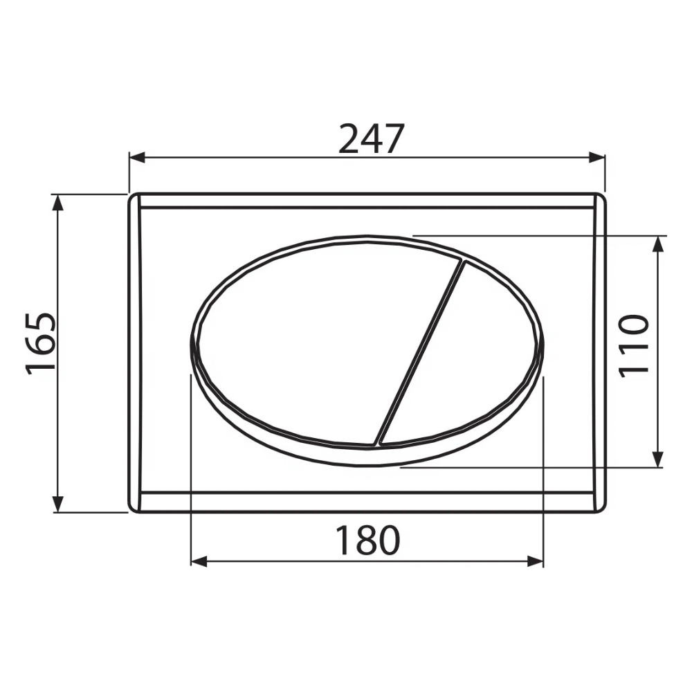 Кнопка смыва для инсталяции M70-BL-01, белый / AlcaDrain / AlcaPlast фото на multiBOX