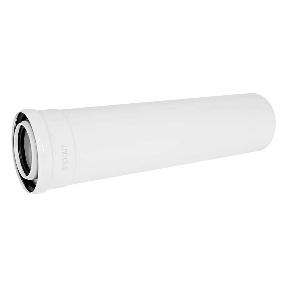 Удлинитель D80/125 п-м L500 мм, конденсационный / Stout фото на multiBOX
