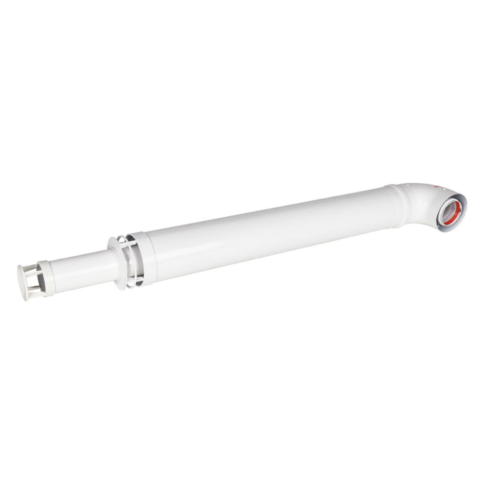 Комплект дымохода АНТИЛЁД D60/100 L750 мм (для котлов Bosch, Buderus, Navien S/C/E, Baxi ECO Nova/Classic, Baltur, Fondital) фланец в комплекте, традиционный / Rommer фото на multiBOX