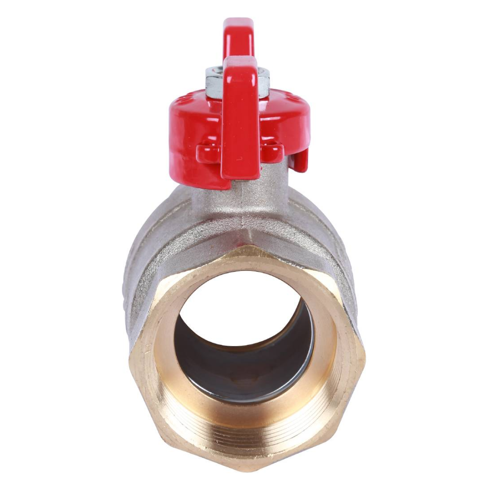 Кран шаровой 1 1/4" ВР-ВР, ручка бабочка / Rommer фото на multiBOX