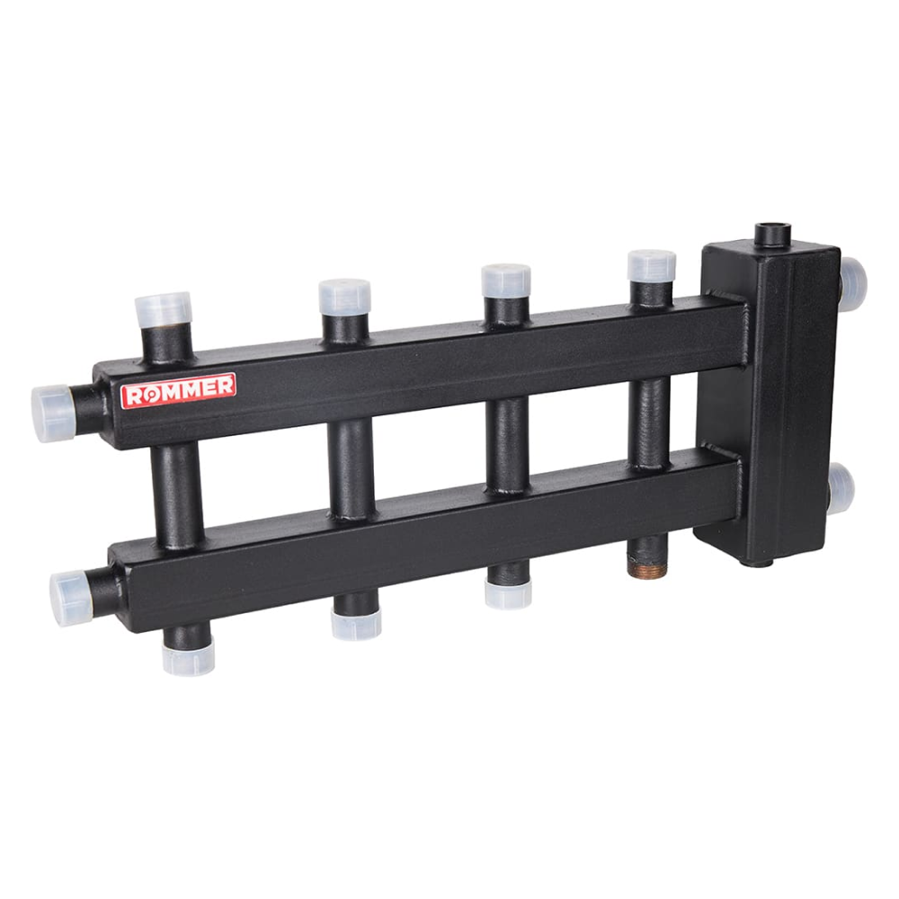 Коллектор с гидроразделителем на 2+2+1 контура до 60 кВт / Rommer фото на multiBOX