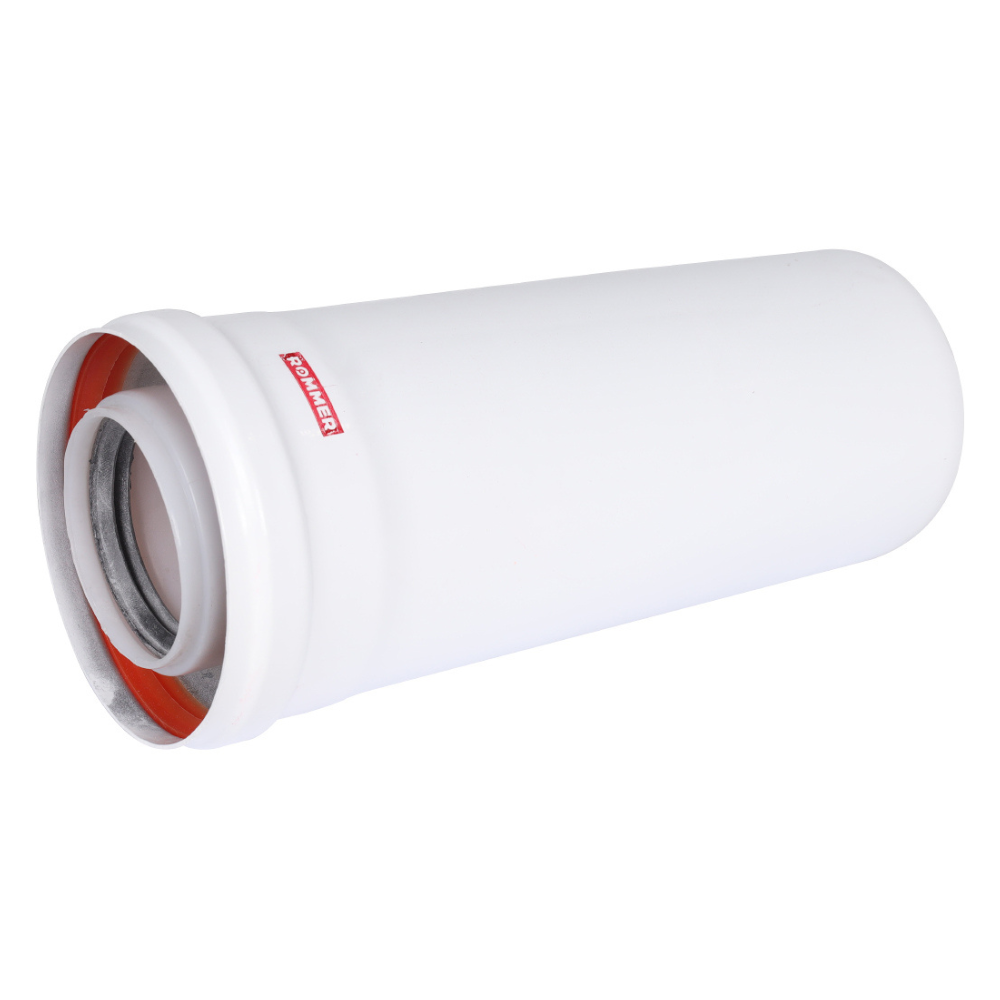 Удлинитель D60/100 п-м L250 мм, конденсационный / Rommer фото на multiBOX