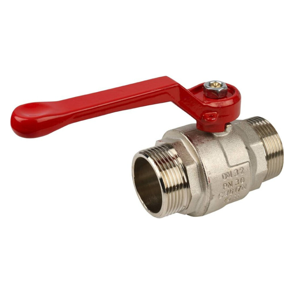 Кран шаровый 099, 1 1/4" НР-НР полнопроходной, ручка рычаг / Itap фото на multiBOX
