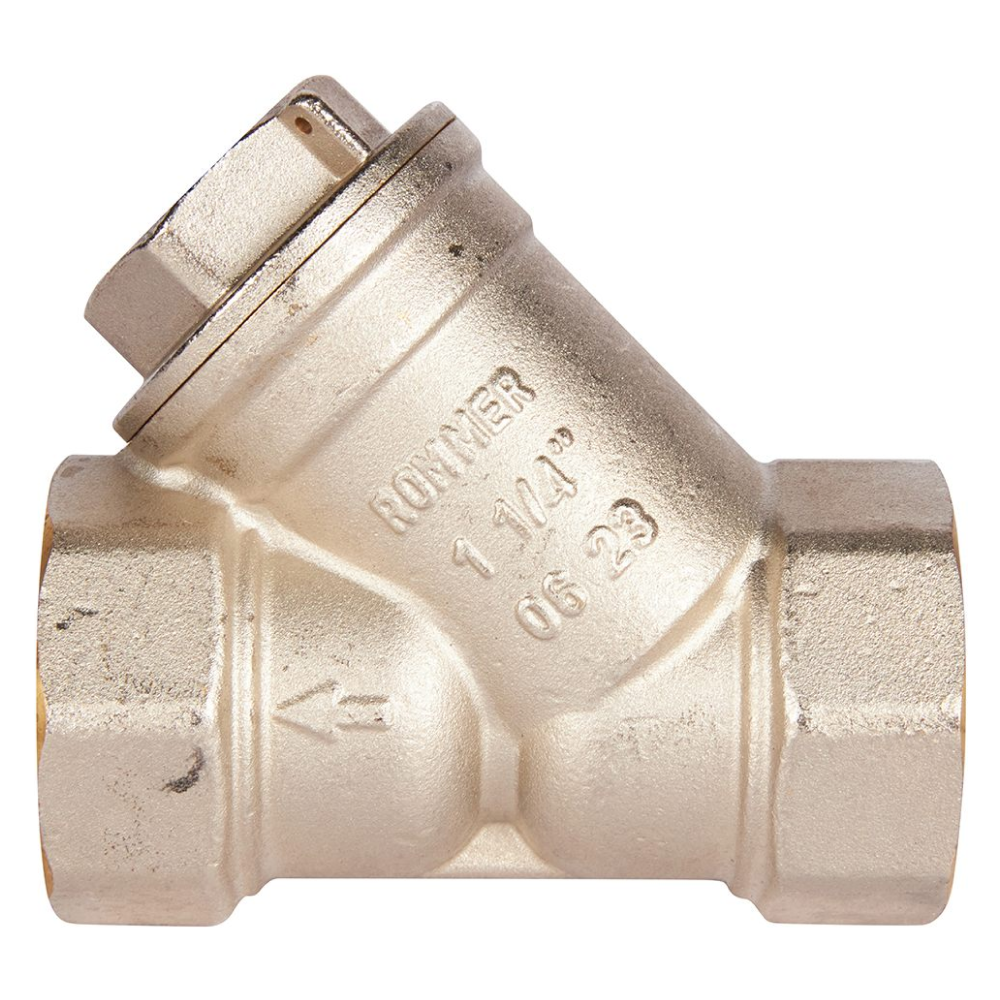 Фильтр грубой очистки 1 1/4" ВР-ВР косой, 500 мкр / Rommer фото на multiBOX