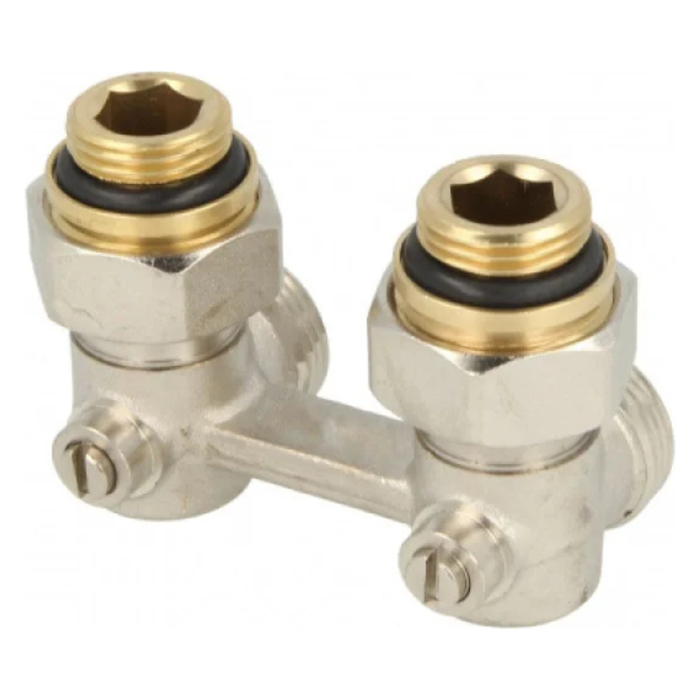 Узел нижнего подключения 1/2"НР х 3/4"НР, угловой / HuchEntec фото на multiBOX