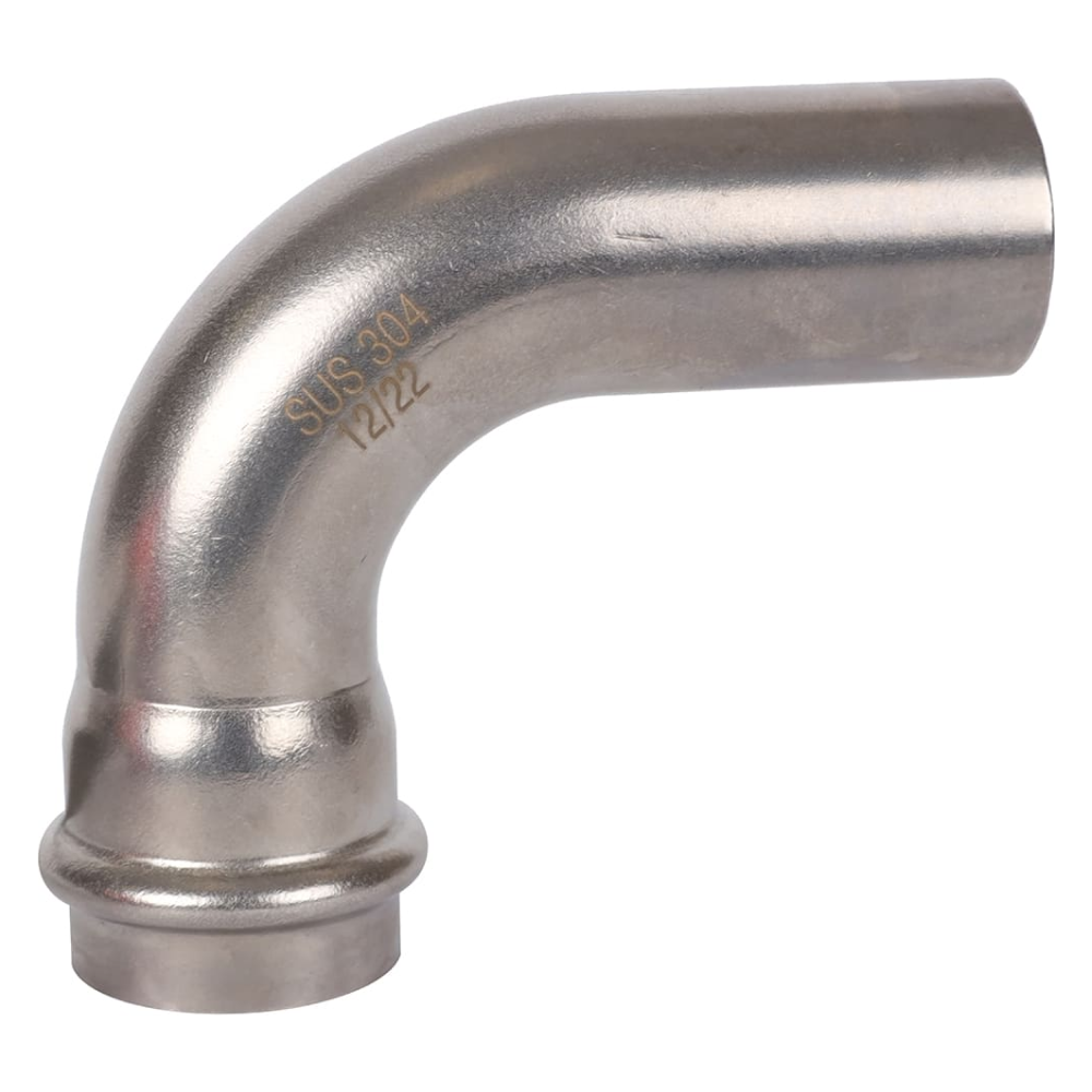 Угольник однораструбный 90° ВПр-НПр 28 из нерж. стали прессовой / Rommer фото на multiBOX