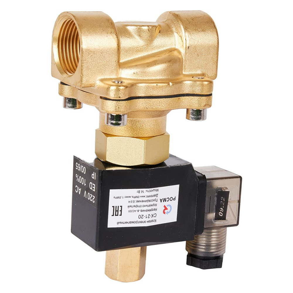 Электромагнитный клапан СК-21-20 3/4" НО, 220В, прямого действия / Росма фото на multiBOX