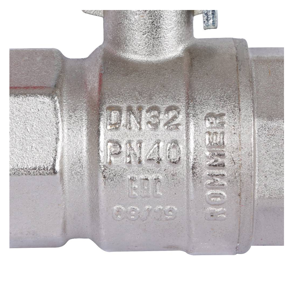 Кран шаровой 1 1/4" ВР-ВР, ручка рычаг / Rommer фото на multiBOX