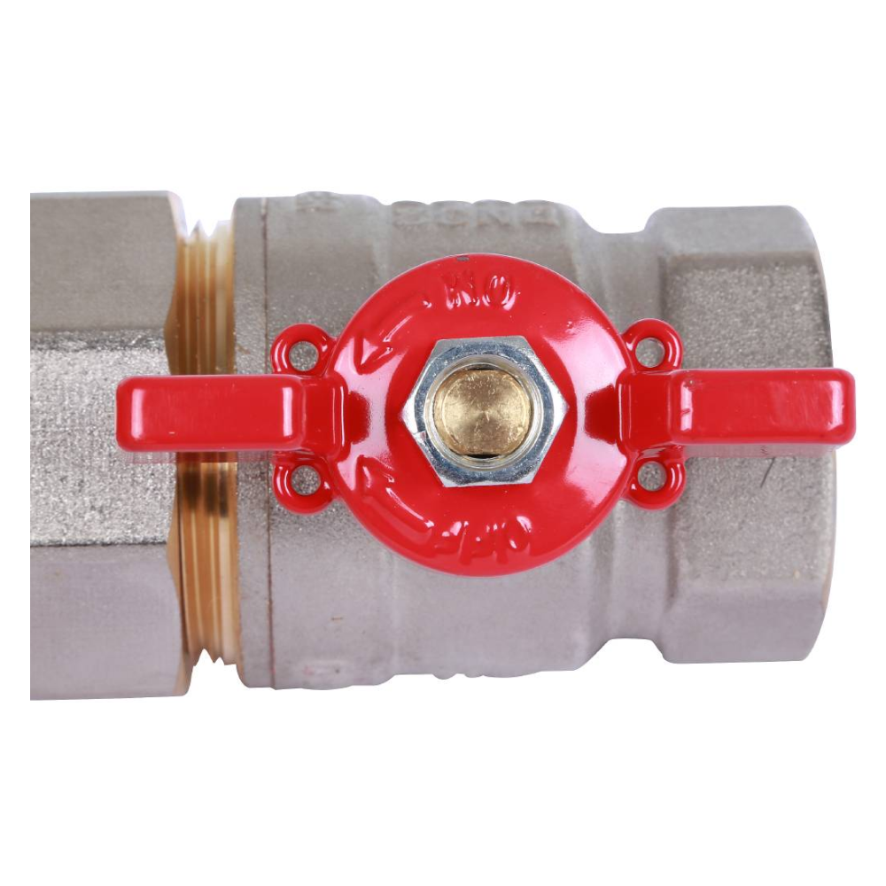 Кран шаровой с американкой 1 1/4" ВР-НР, ручка бабочка / Rommer фото на multiBOX