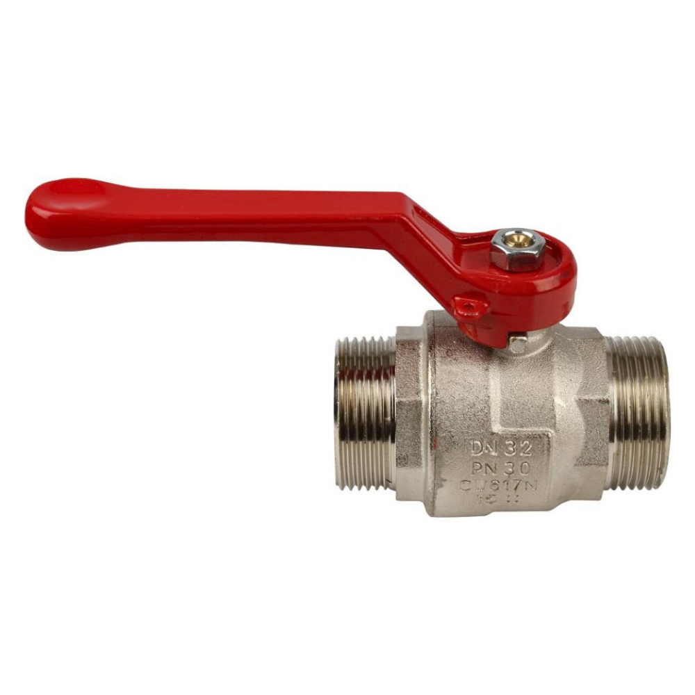 Кран шаровый 099, 1 1/4" НР-НР полнопроходной, ручка рычаг / Itap фото на multiBOX
