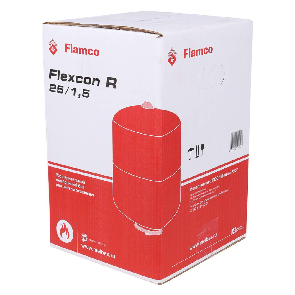 Расширительный бак FLEXCON R 25 л / 1,5-6 бар / Flamco фото на multiBOX