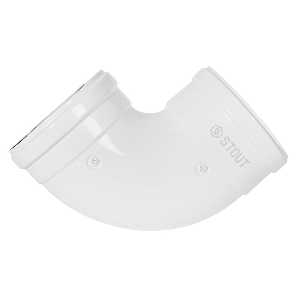 Отвод угол 90 гр. D60/100 м-м, традиционный / Stout фото на multiBOX