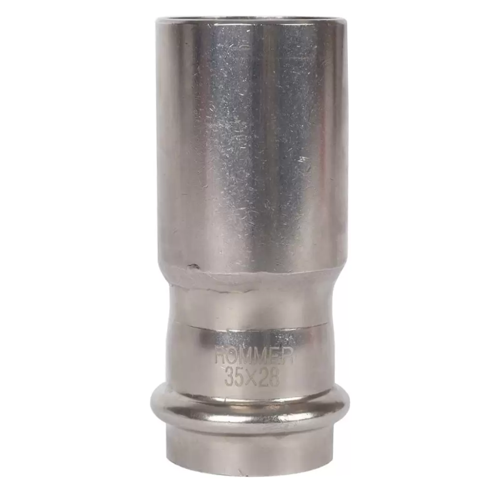Муфта переходная ВПр-НПр 35х28 из нерж. стали прессовой / Rommer фото на multiBOX
