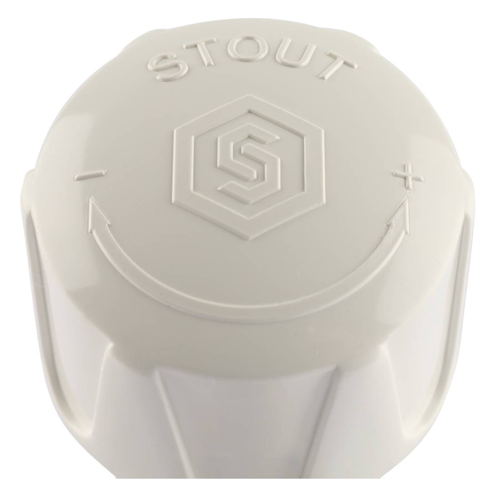 Терморегулирующий ручной клапан 1/2" для радиатора, прямой / Stout фото на multiBOX