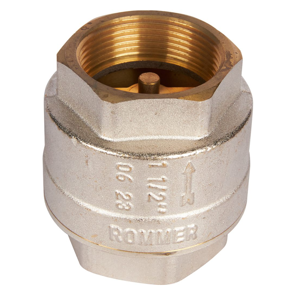 Клапан обратный 1 1/2" ВР-ВР с металлическим седлом / Rommer фото на multiBOX