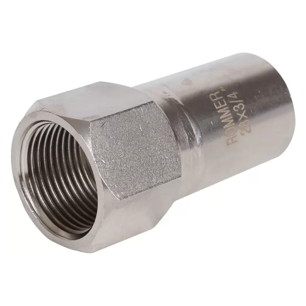 Вставка переходная НПр-ВР 28х3/4" из нерж. стали прессовой / Rommer фото на multiBOX