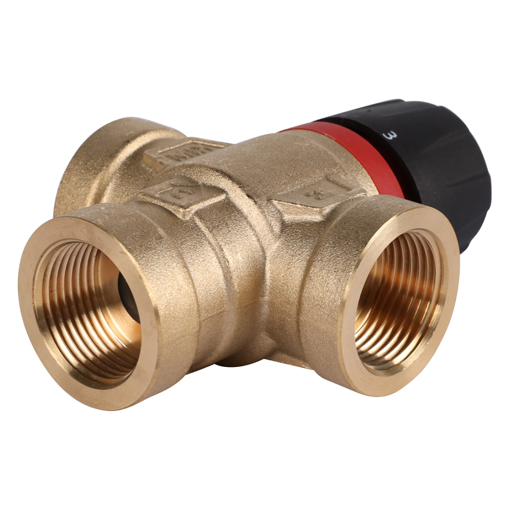 Термостатический смесительный клапан 3/4" ВР, 20-43°С, KVs 1.6 (боковое смешивание) / Rommer фото на multiBOX