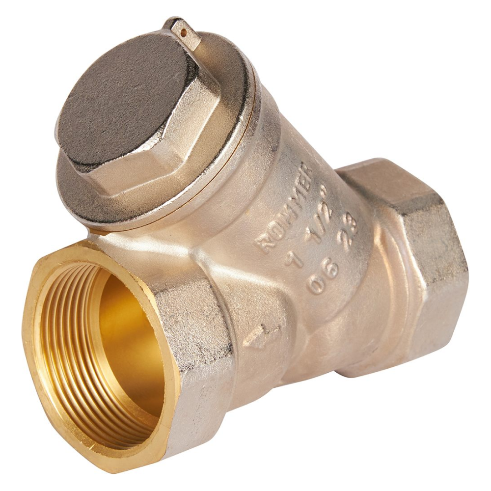 Фильтр грубой очистки 1 1/2" ВР-ВР косой, 500 мкр / Rommer фото на multiBOX