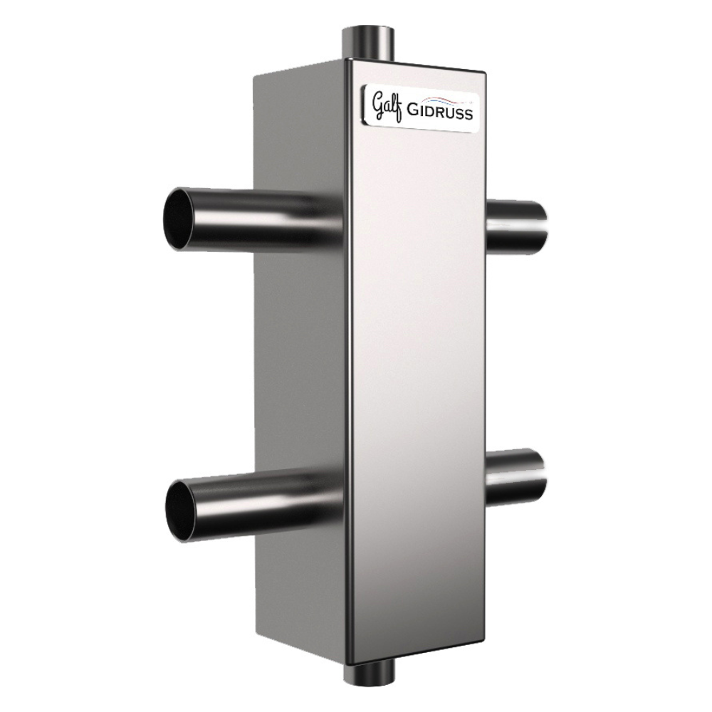 Гидравлическая стрелка GRSS-60-28PF до 60 кВт, под пресс-фитинги 28 мм / Gidruss фото на multiBOX