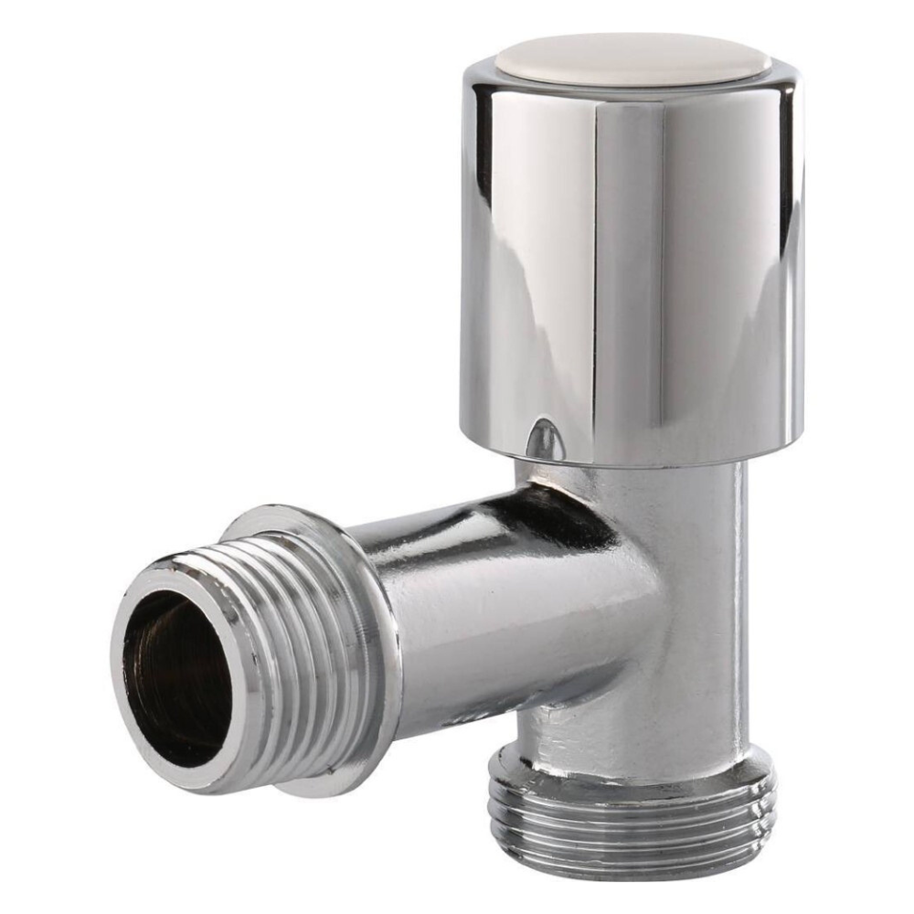 Вентиль 250, 1/2"х3/4" НР-НР для стиральной машины, хромированный / Itap фото на multiBOX
