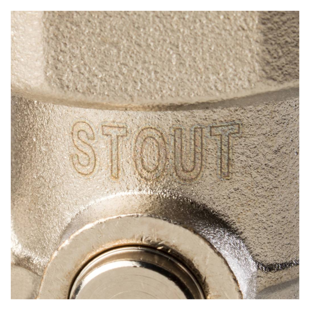 Узел нижнего подключения радиатора 3/4" для двухтрубной системы, угловой / Stout фото на multiBOX