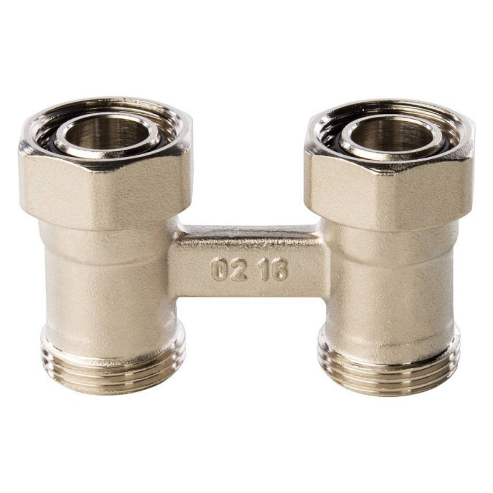 Узел нижнего подключения радиатора 3/4" для двухтрубной системы, прямой / Stout фото на multiBOX