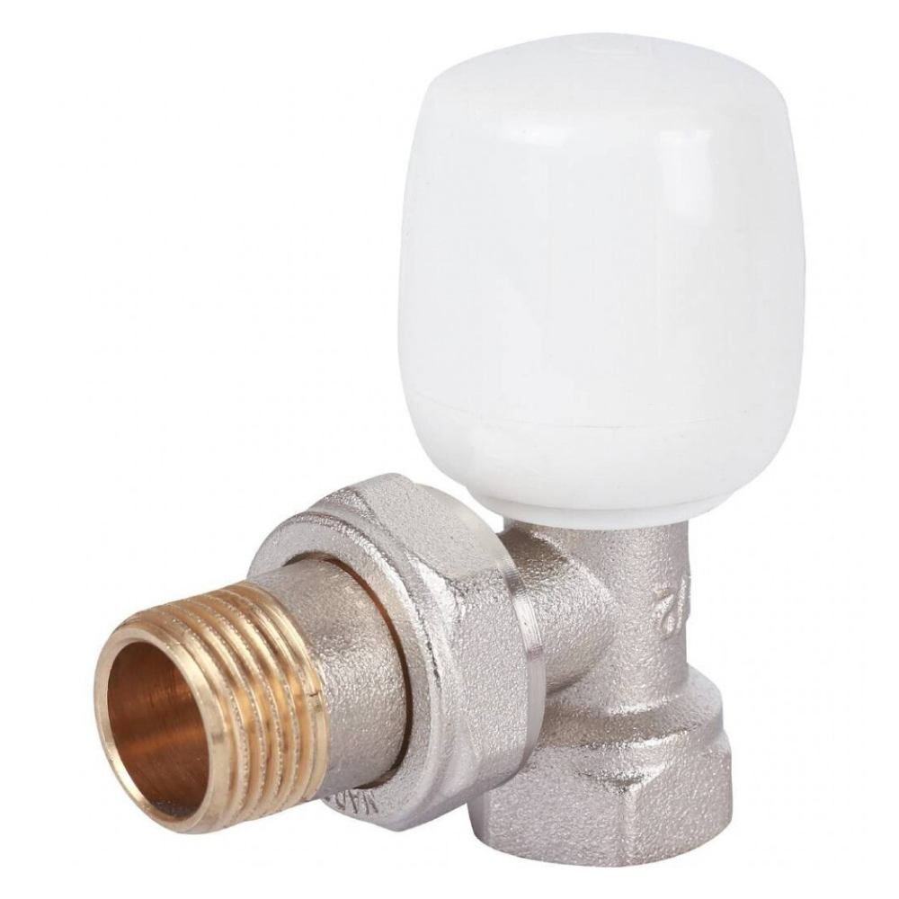 Вентиль ручной угловой 394, 1/2" ВР-НР для радиатора / Itap фото на multiBOX