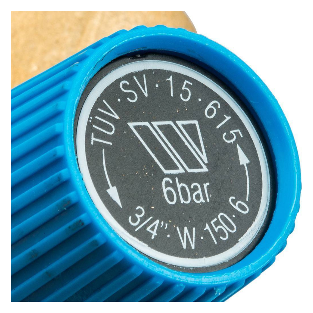 Предохранительный клапан 6 бар SVW 6 х 3/4" для систем водоснабжения / Watts фото на multiBOX