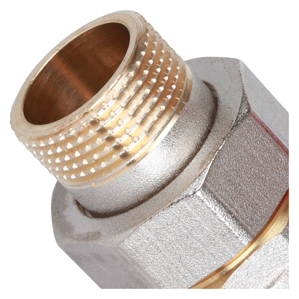 Кран шаровой угловой с американкой 3/4" ВР-НР, ручка бабочка / Rommer фото на multiBOX