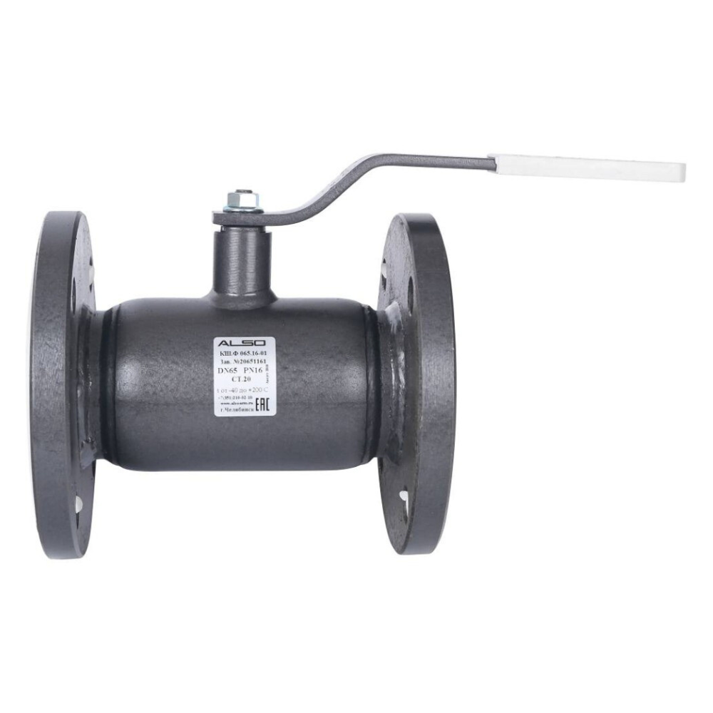 Кран шаровой КШФ GAS Ду 65 Ру 1,6 МПа из Ст.20 / ALSO фото на multiBOX