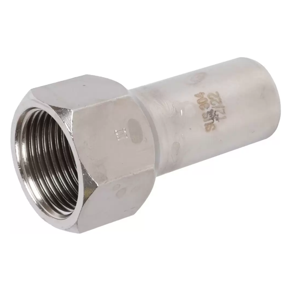 Вставка переходная НПр-ВР 22х3/4" из нерж. стали прессовой / Rommer фото на multiBOX