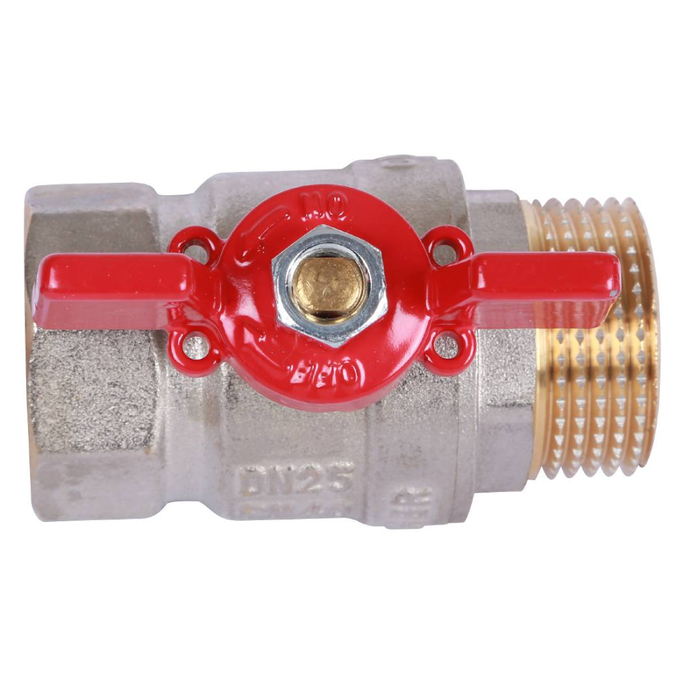 Кран шаровой 1" ВР-НР, ручка бабочка / Rommer фото на multiBOX