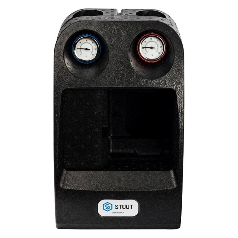 Насосная группа с 3-х ходовым смесителем 1 1/4" DN32 в теплоизоляции, без насоса / Stout фото на multiBOX