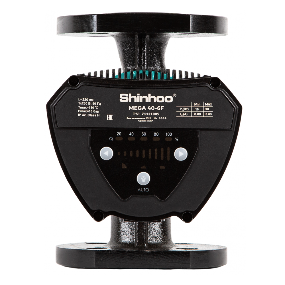 Циркуляционный насос MEGA 40-10F 1x230V / Shinhoo фото на multiBOX