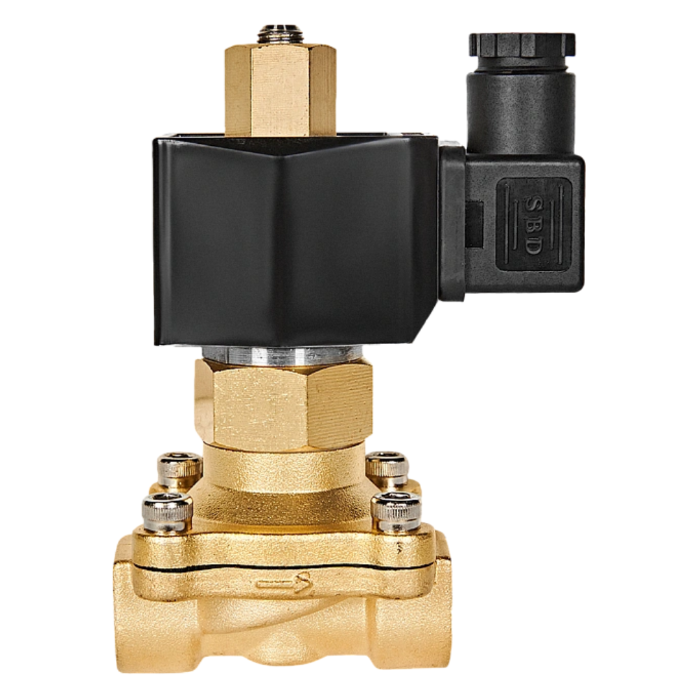 Электромагнитный клапан 1/2" НО, 220В, прямого действия / Stout фото на multiBOX