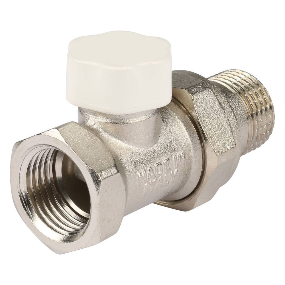 Запорно-балансировочный клапан 1/2" для радиатора, прямой / Stout фото на multiBOX