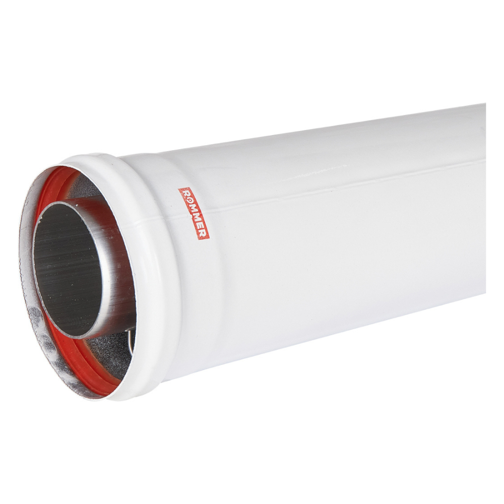 Удлинитель дымохода D60/100 L500 мм, раструбный / Rommer фото на multiBOX