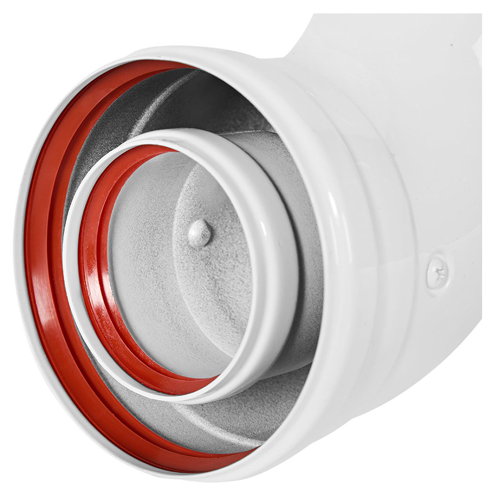 Отвод угол 90 гр. D60/100 м-м, традиционный / Stout фото на multiBOX