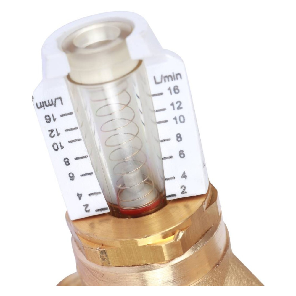 Балансировочный вентиль SRV-AG15 1"НР, DN15 с расходомером 2-16 л/мин / Watts фото на multiBOX