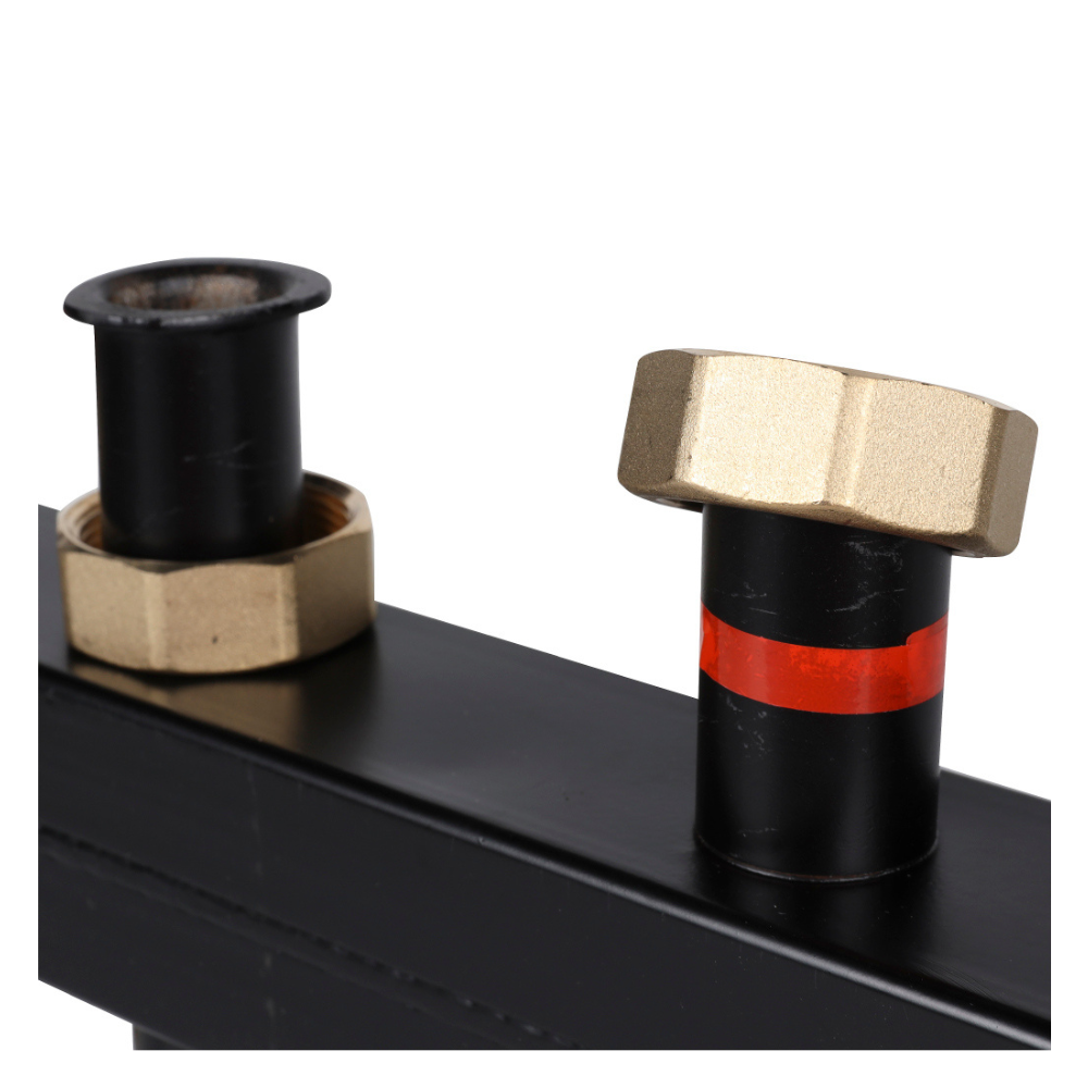 Распределительный коллектор до 5 отопит. контуров, нерж. сталь, компл. кронштейнов / Meibes фото на multiBOX