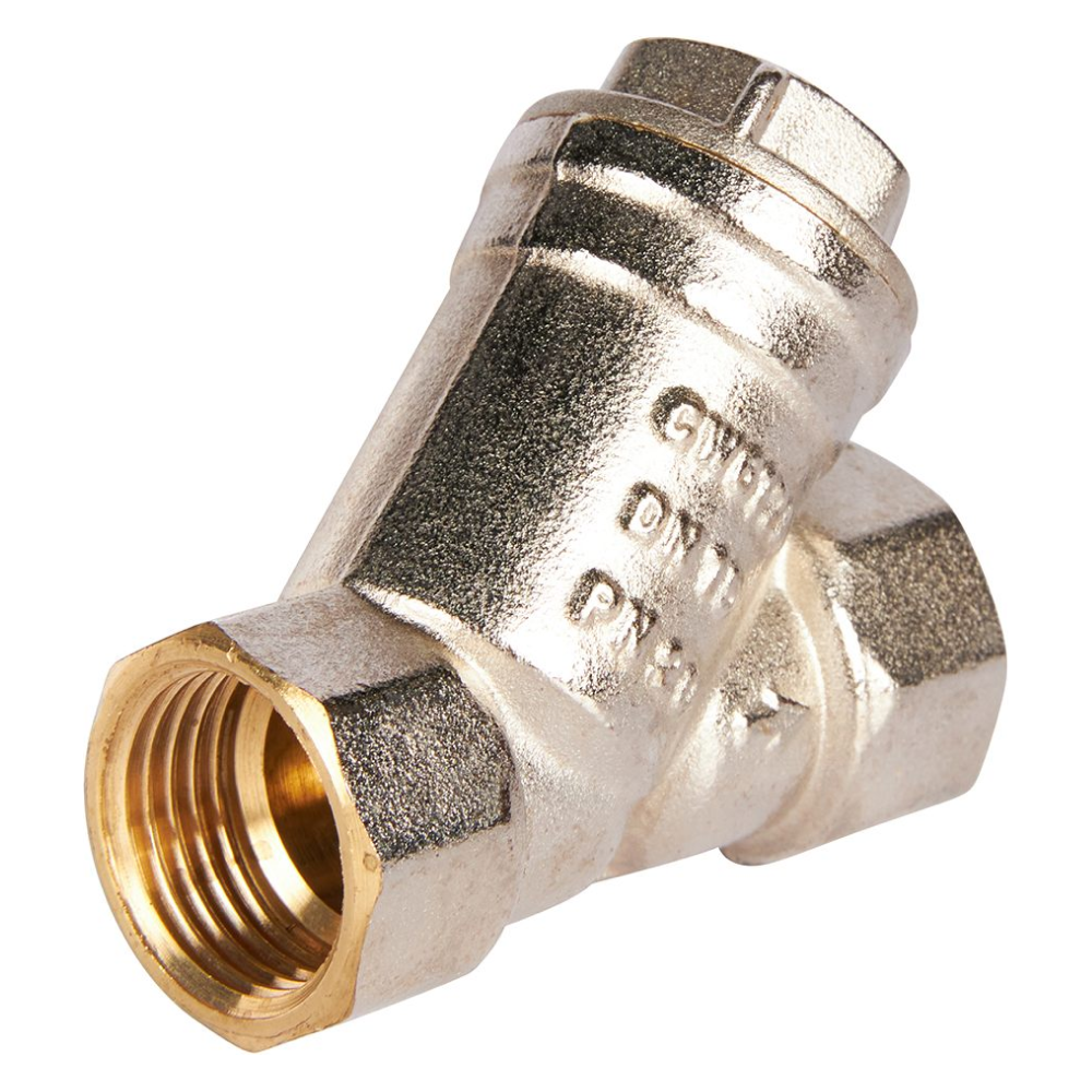 Фильтр грубой очистки 1/2" ВР-ВР косой, 500 мкр / Rommer фото на multiBOX