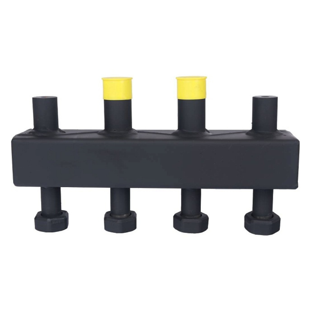 Распределительный коллектор на 2 контура DN20 в теплоизоляции / Stout фото на multiBOX