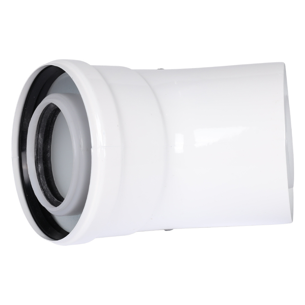 Отвод угол 45 гр. D60/100 п-м, конденсационный / Rommer фото на multiBOX
